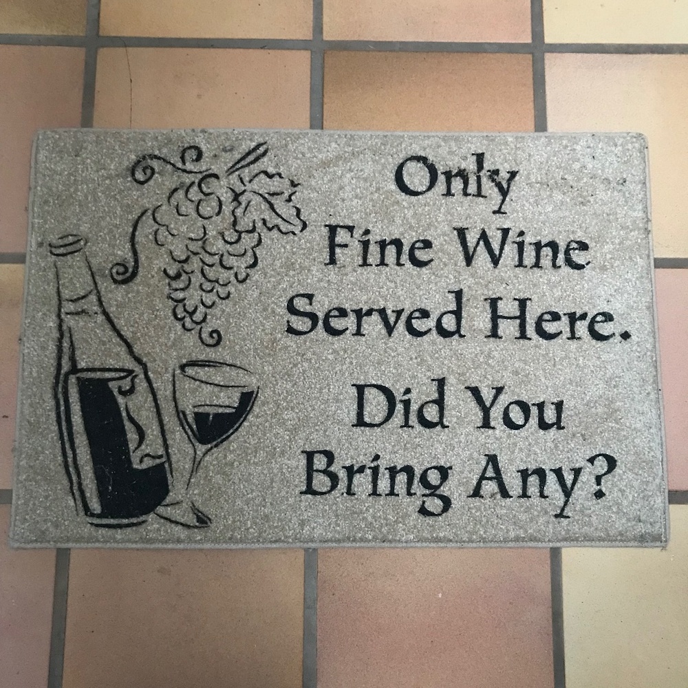 Very interesting Door mat with a saying - Picture 1 of 6